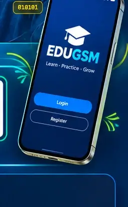 EDUGSM Android App on Smartphone